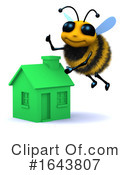 Bee Clipart #1643807 by Steve Young