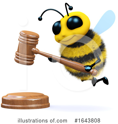 Bee Clipart #1643808 by Steve Young