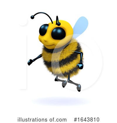 Bee Clipart #1643810 by Steve Young