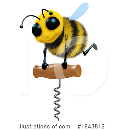 Bee Clipart #1643812 by Steve Young