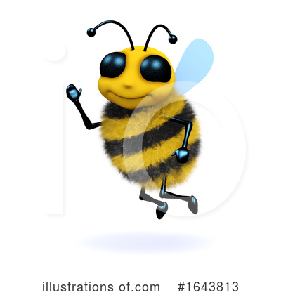 Bee Clipart #1643813 by Steve Young