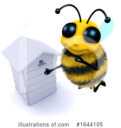 Bee Clipart #1644105 by Steve Young