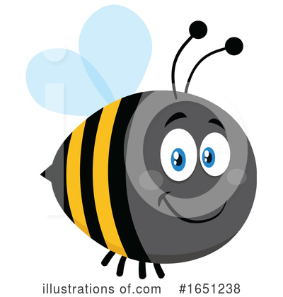 Honey Bee Clipart #1651238 by Hit Toon