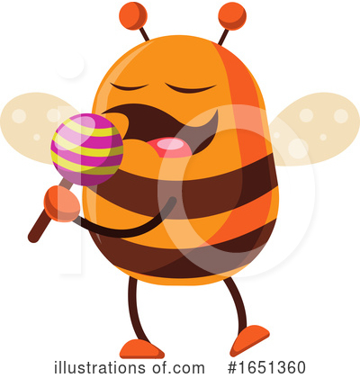 Royalty-Free (RF) Bee Clipart Illustration by Morphart Creations - Stock Sample #1651360