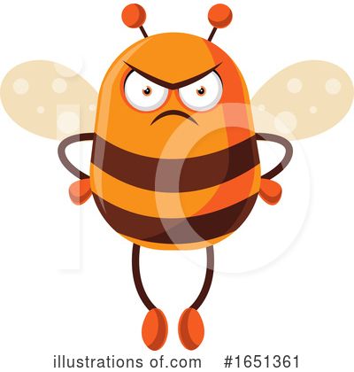 Royalty-Free (RF) Bee Clipart Illustration by Morphart Creations - Stock Sample #1651361
