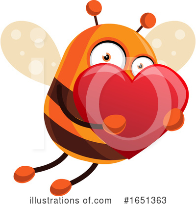 Royalty-Free (RF) Bee Clipart Illustration by Morphart Creations - Stock Sample #1651363