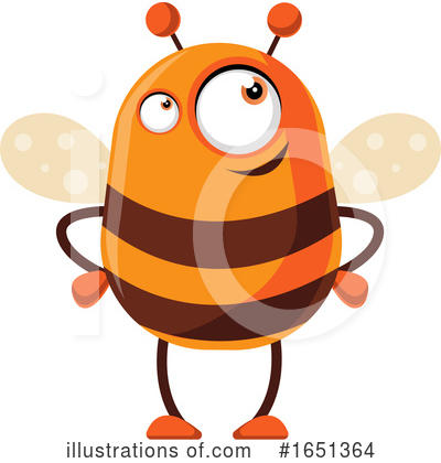 Royalty-Free (RF) Bee Clipart Illustration by Morphart Creations - Stock Sample #1651364