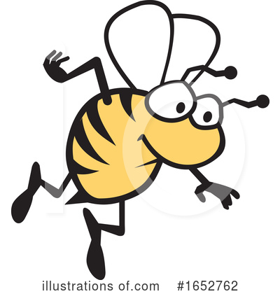 Bee Clipart #1652762 by Johnny Sajem