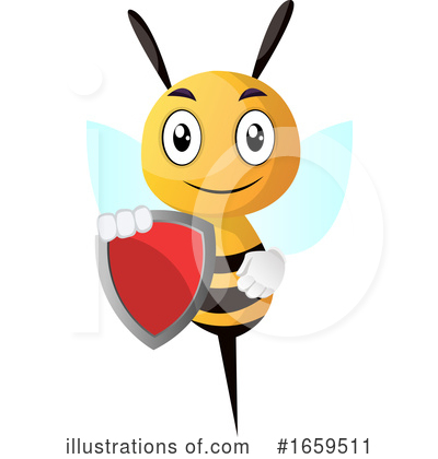Royalty-Free (RF) Bee Clipart Illustration by Morphart Creations - Stock Sample #1659511