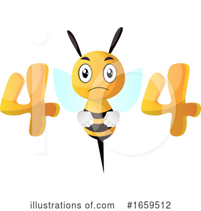 Royalty-Free (RF) Bee Clipart Illustration by Morphart Creations - Stock Sample #1659512