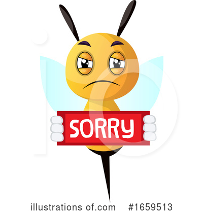 Royalty-Free (RF) Bee Clipart Illustration by Morphart Creations - Stock Sample #1659513