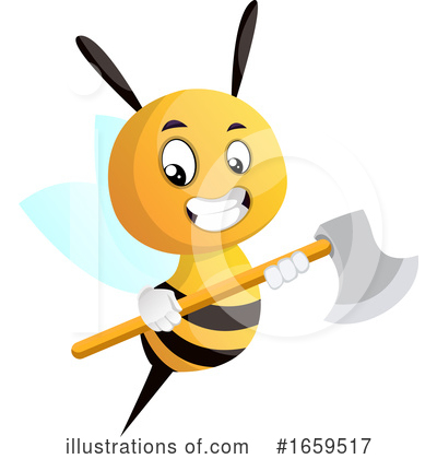 Royalty-Free (RF) Bee Clipart Illustration by Morphart Creations - Stock Sample #1659517