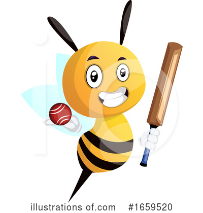 Royalty-Free (RF) Bee Clipart Illustration by Morphart Creations - Stock Sample #1659520