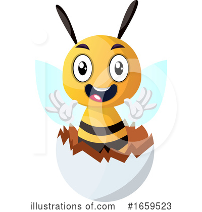Royalty-Free (RF) Bee Clipart Illustration by Morphart Creations - Stock Sample #1659523