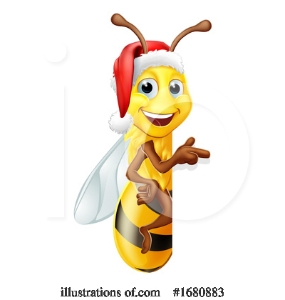 Royalty-Free (RF) Bee Clipart Illustration by AtStockIllustration - Stock Sample #1680883