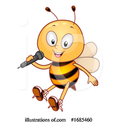 Bee Clipart #1685460 by BNP Design Studio