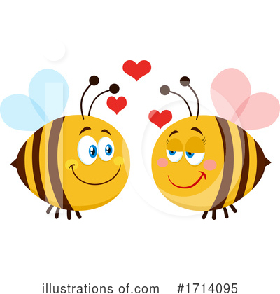 Honey Bee Clipart #1714095 by Hit Toon