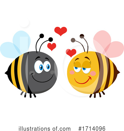 Bee Clipart #1714096 by Hit Toon