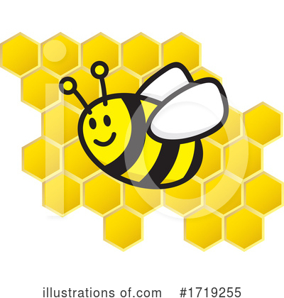 Royalty-Free (RF) Bee Clipart Illustration by Any Vector - Stock Sample #1719255
