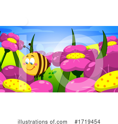 Honey Bee Clipart #1719454 by Hit Toon