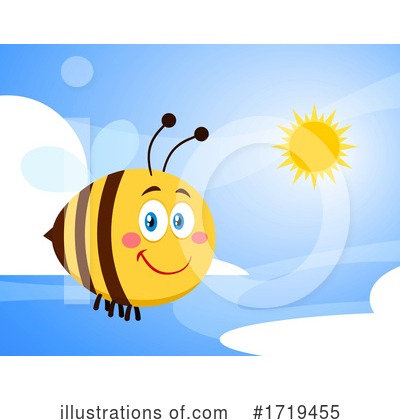 Honey Bee Clipart #1719455 by Hit Toon