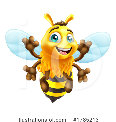 Bee Clipart #1785213 by AtStockIllustration