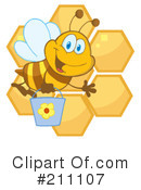Bee Clipart #211107 by Hit Toon