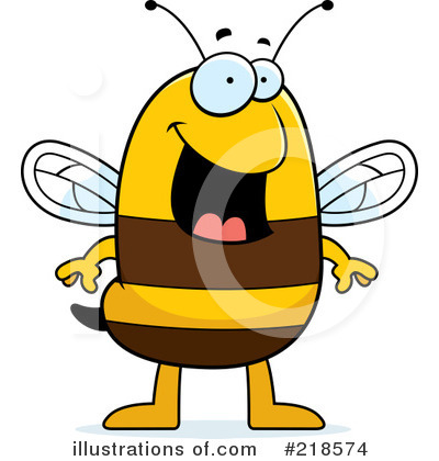 Royalty-Free (RF) Bee Clipart Illustration by Cory Thoman - Stock Sample #218574