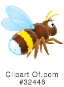 Bee Clipart #32446 by Alex Bannykh