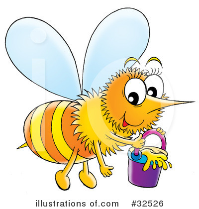 Bees Clipart #32526 by Alex Bannykh