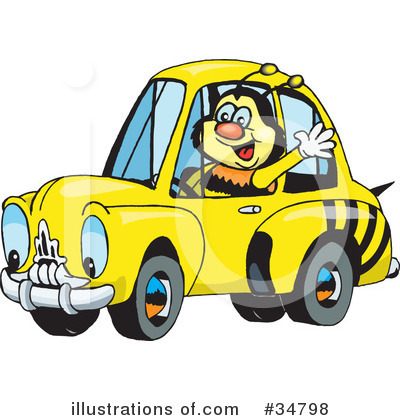 Driving Clipart #34798 by Dennis Holmes Designs