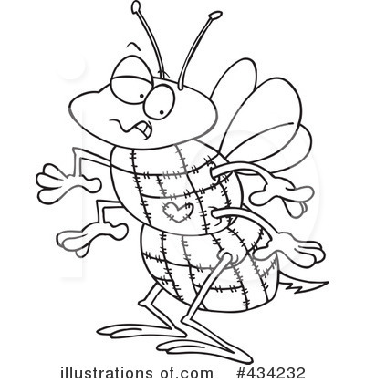 Bee Clipart #434232 by toonaday