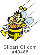 Bee Clipart #43488 by Dennis Holmes Designs