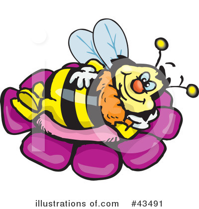 Bee Clipart #43491 by Dennis Holmes Designs