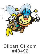 Bee Clipart #43492 by Dennis Holmes Designs