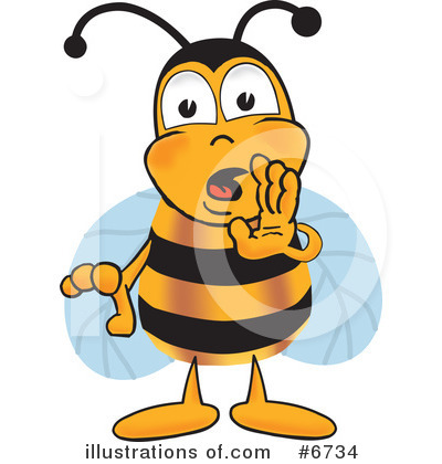 Bee Clipart #6734 by Toons4Biz