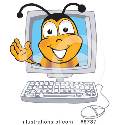 Bee Clipart #6737 by Toons4Biz