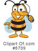 Bee Clipart #6739 by Mascot Junction