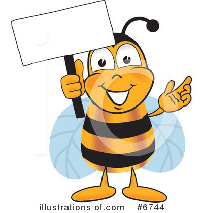 Bee Clipart #6744 by Toons4Biz