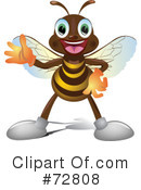 Bee Clipart #72808 by Eugene