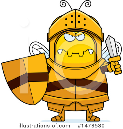 Bee Knight Clipart #1478530 by Cory Thoman