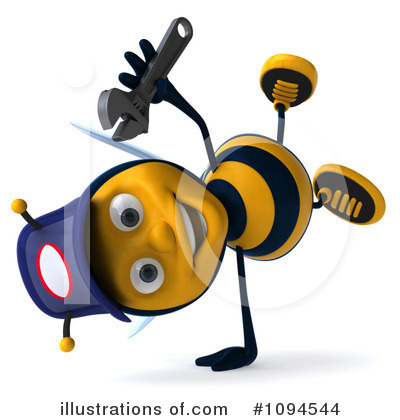 Mechanic Bee Clipart #1094544 by Julos