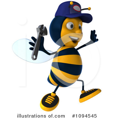Mechanic Bee Clipart #1094545 by Julos