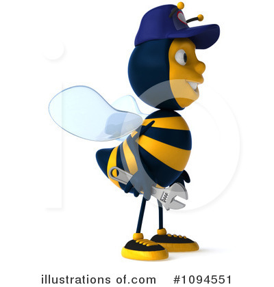 Mechanic Bee Clipart #1094551 by Julos