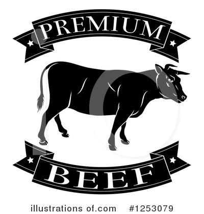 Royalty-Free (RF) Beef Clipart Illustration by AtStockIllustration - Stock Sample #1253079
