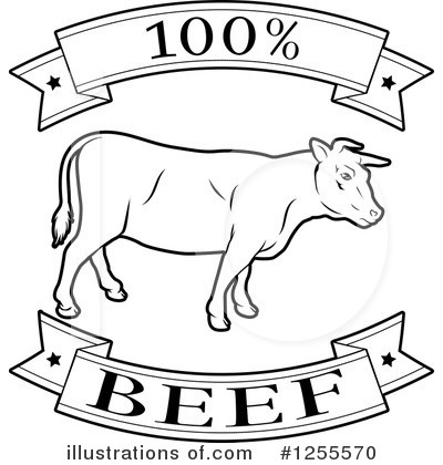 Royalty-Free (RF) Beef Clipart Illustration by AtStockIllustration - Stock Sample #1255570