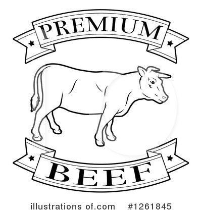 Royalty-Free (RF) Beef Clipart Illustration by AtStockIllustration - Stock Sample #1261845