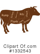 Beef Clipart #1332543 by Vector Tradition SM