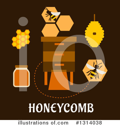 Beekeeping Clipart #1314038 by Vector Tradition SM