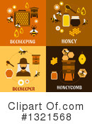 Beekeeping Clipart #1321568 by Vector Tradition SM